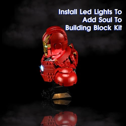 Led Light for LEGO Iron Man MK4 Bust 76327