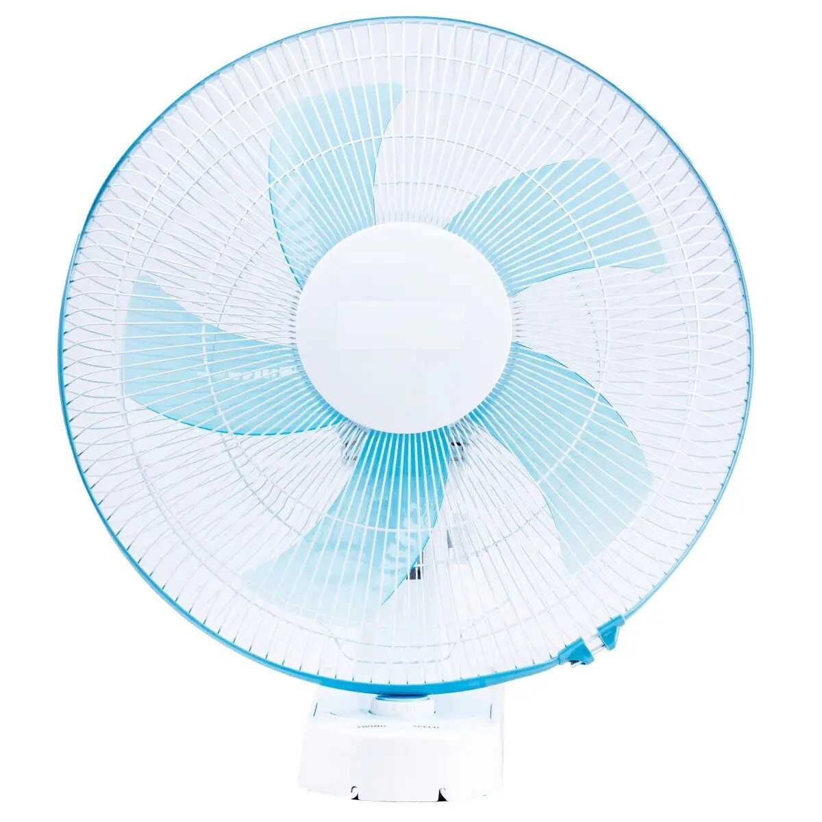 Electric Wall-Mounted Fan - 90° Oscillation Remote Control 3-Speed