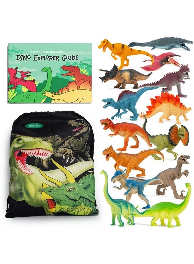 Dinosaur Figures - Educational Booklet 14 pcs