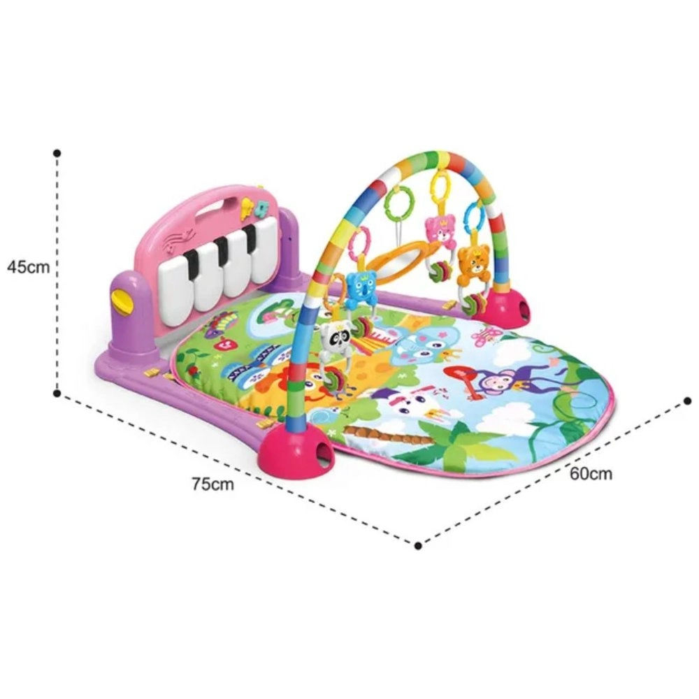 Baby Play Gym Piano Mat - Pink Newborn up to 12 months