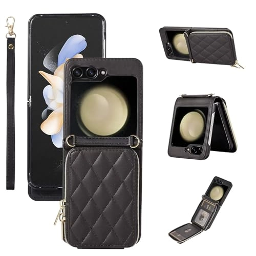 Miagon Folio Case for Samsung Galaxy Z Flip 5