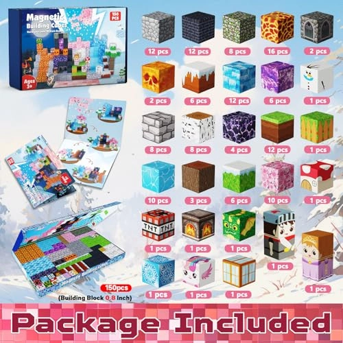 Magnetic Blocks - 150 pcs