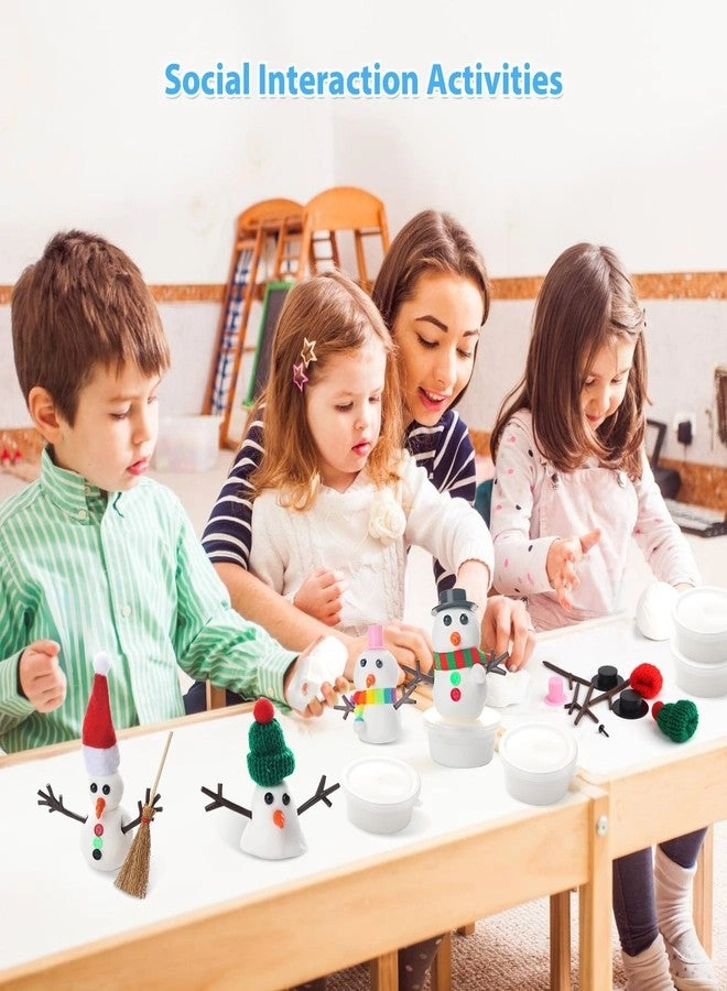 Christmas Snowman Clay Crafts Kit - 4+ years