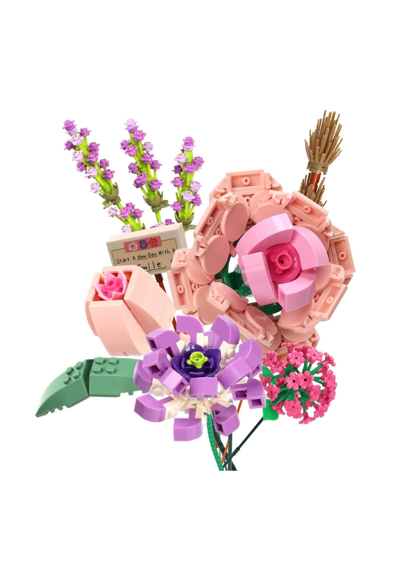 Mini Bricks Flower Bouquet - Flowers 456 pcs