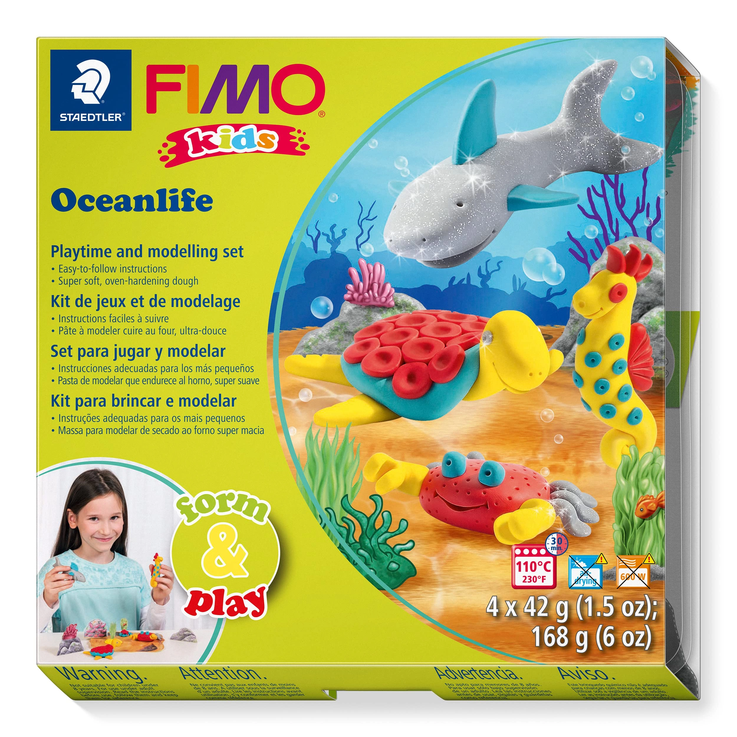Staedtler FIMO Kids Form&Play - Polymer Clay 4 pcs.