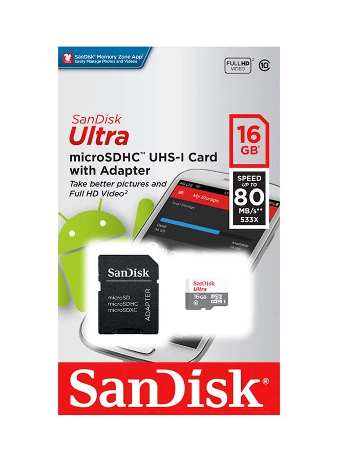 Ultra MicroSDHC UHS-I 16GB