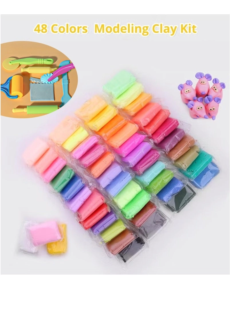Plasticine - Air Dry Clay 48 Colors
