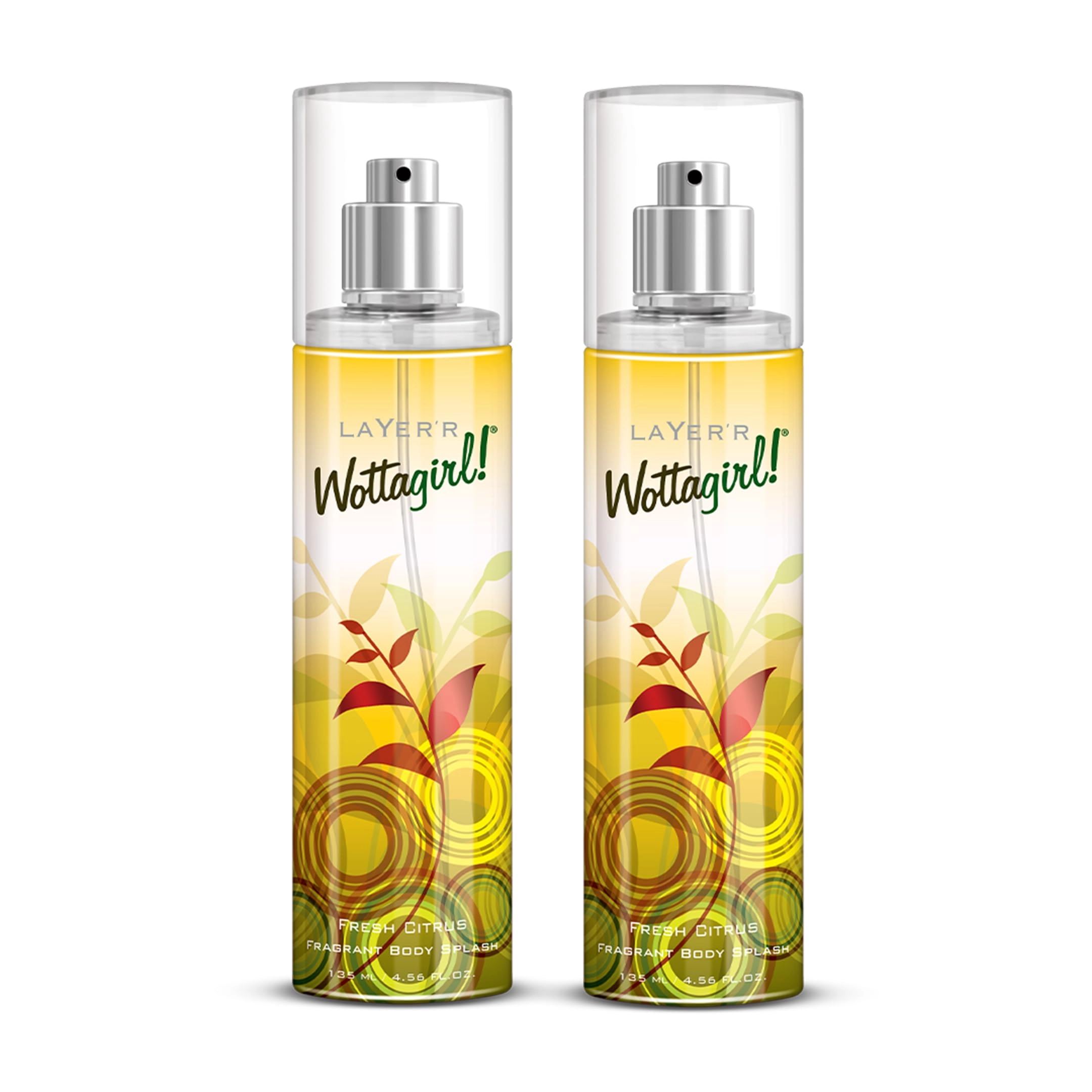SFP SONS (INDIA) PVT LTD, SFP Sons (India) Pvt Ltd, Sr No. 1105Ab, 1106, Unit 2, Gajera, Jambusar, Vadodara-390150 Wottagirl Body Splash - 2×135ml Fresh Citrus