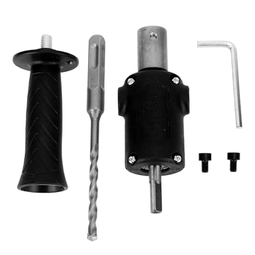 Electric Hammer Conversion Head - Black ABS for Electric Drills