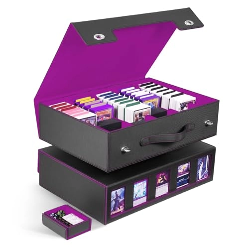 MTG Storage Box - Black&Purple
