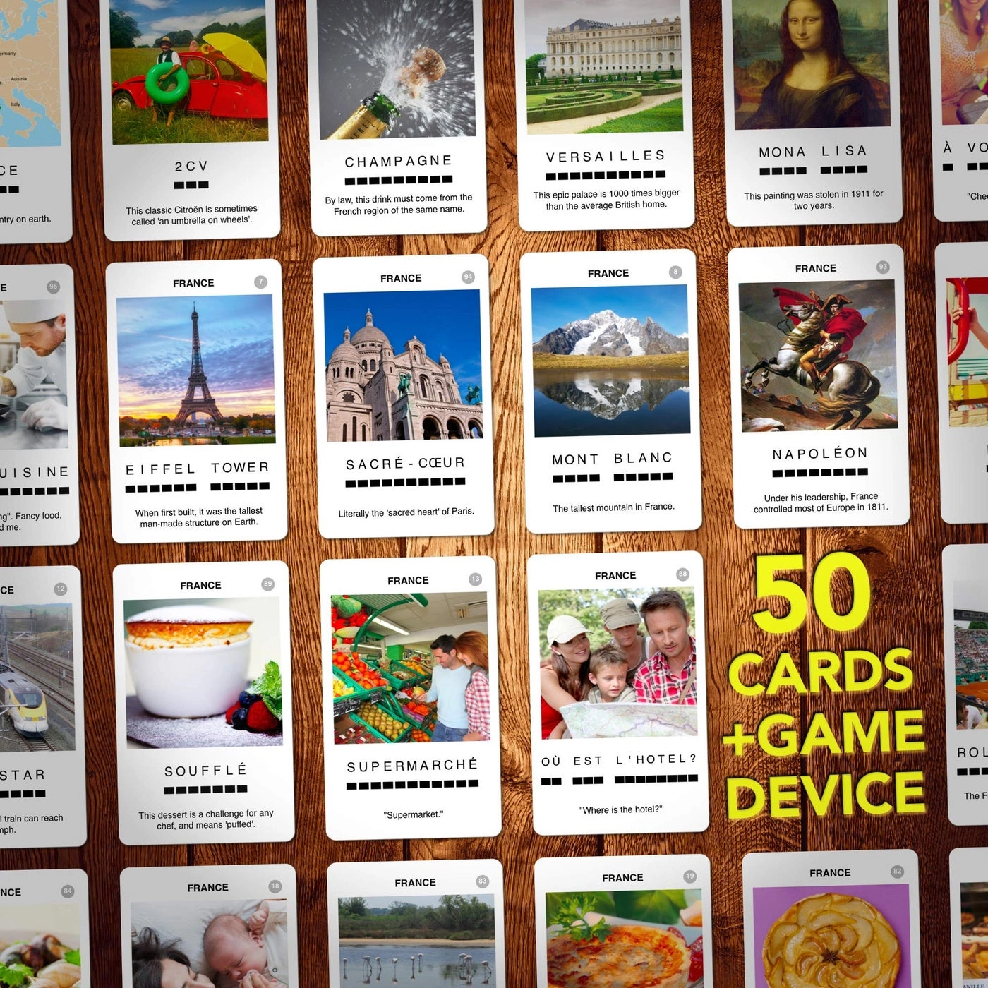 France - Card Game Flash Cards