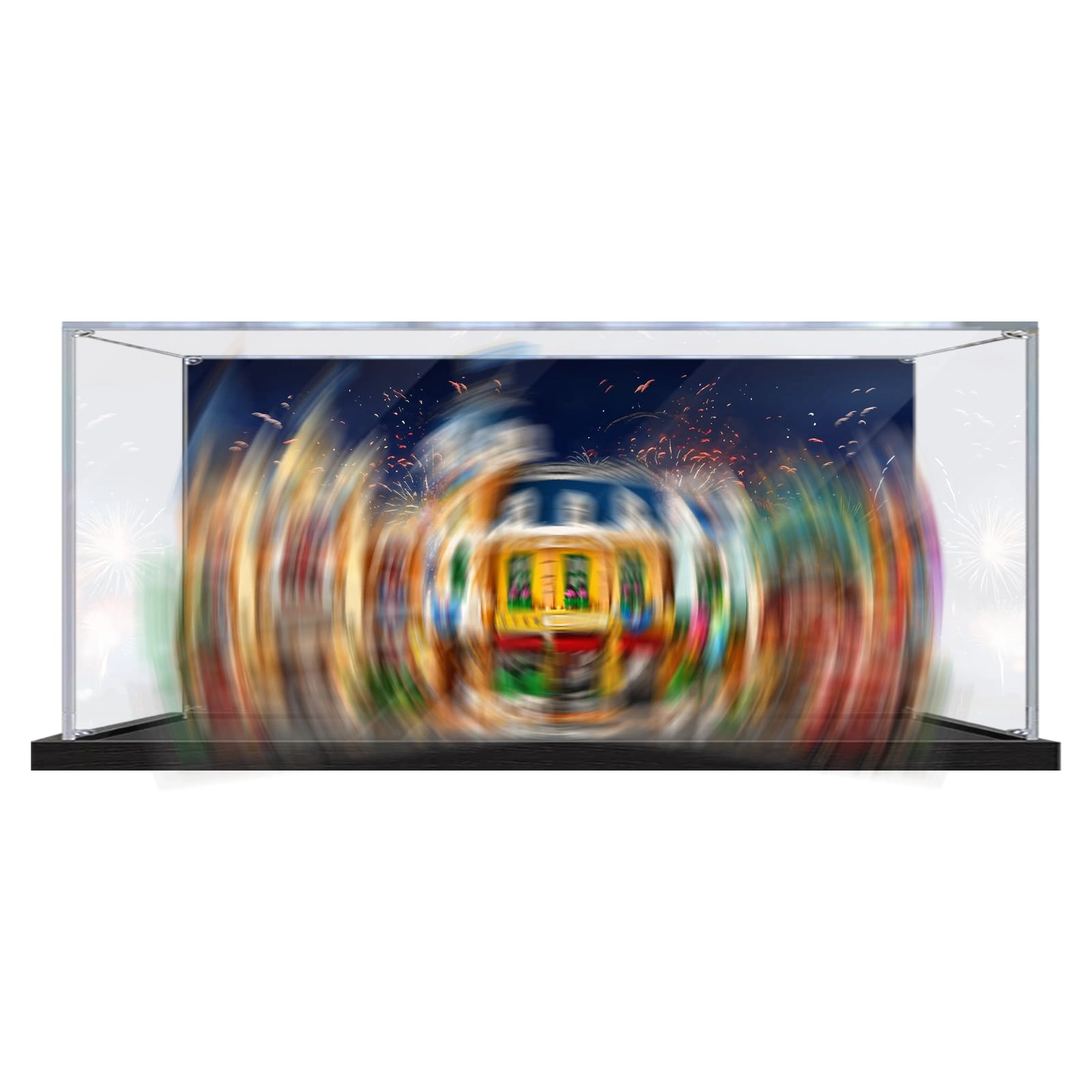LeafLane Acrylic Display Case for LEGO 43302 - 3mm 81 x 31 x 41 cm