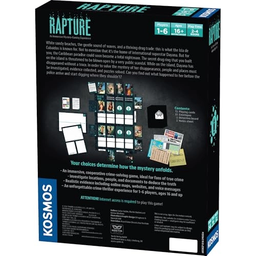 Masters of Crime: Rapture - Murder Mystery Game Co-op Game