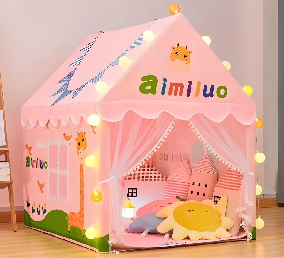 Lalakiya'S, RADHE ENTERPRISE Portable Castle Playhouse - Medium PURPLE