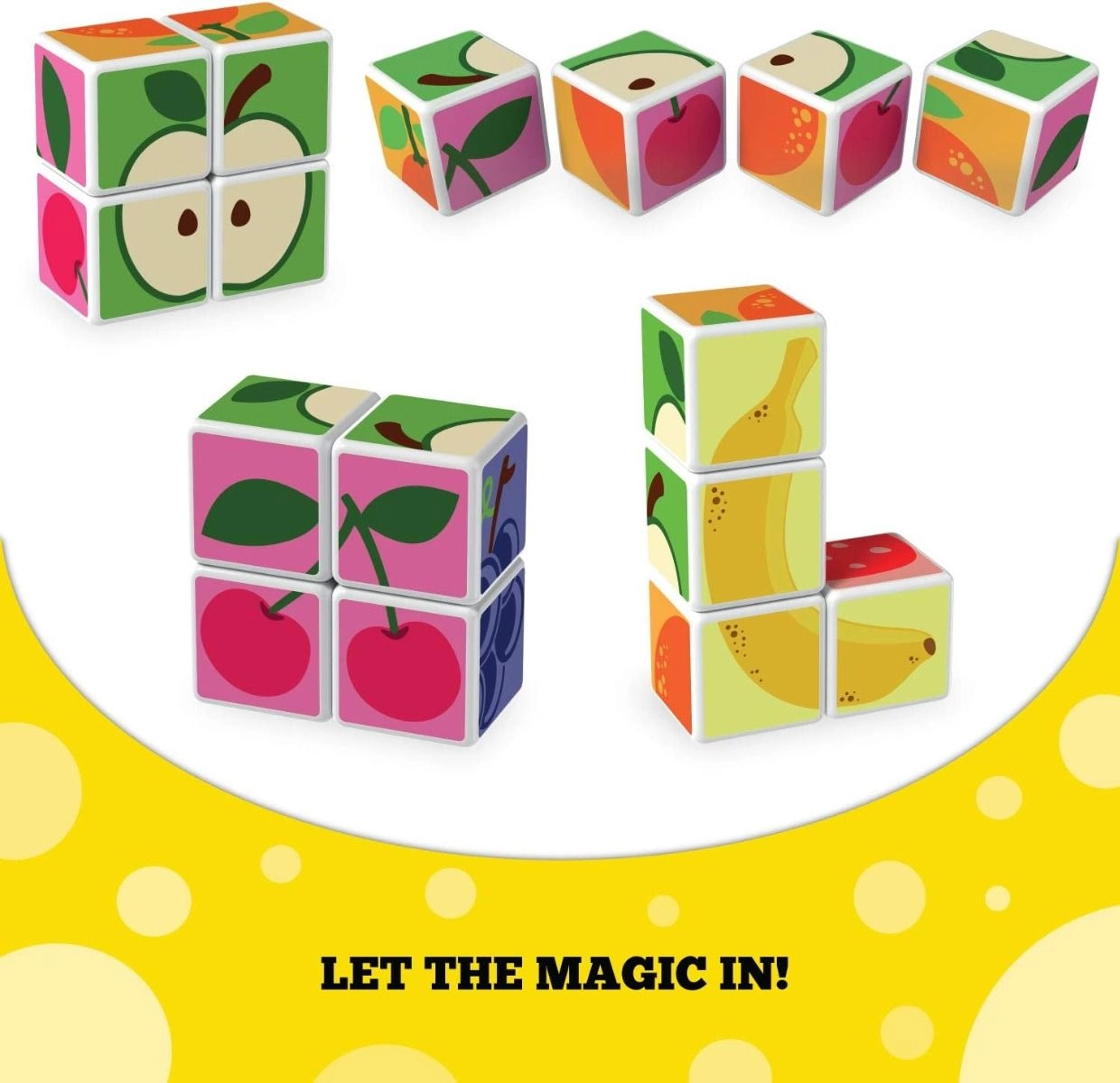 Magicube Mix And Match Fruits - 18 Months 7 Pcs