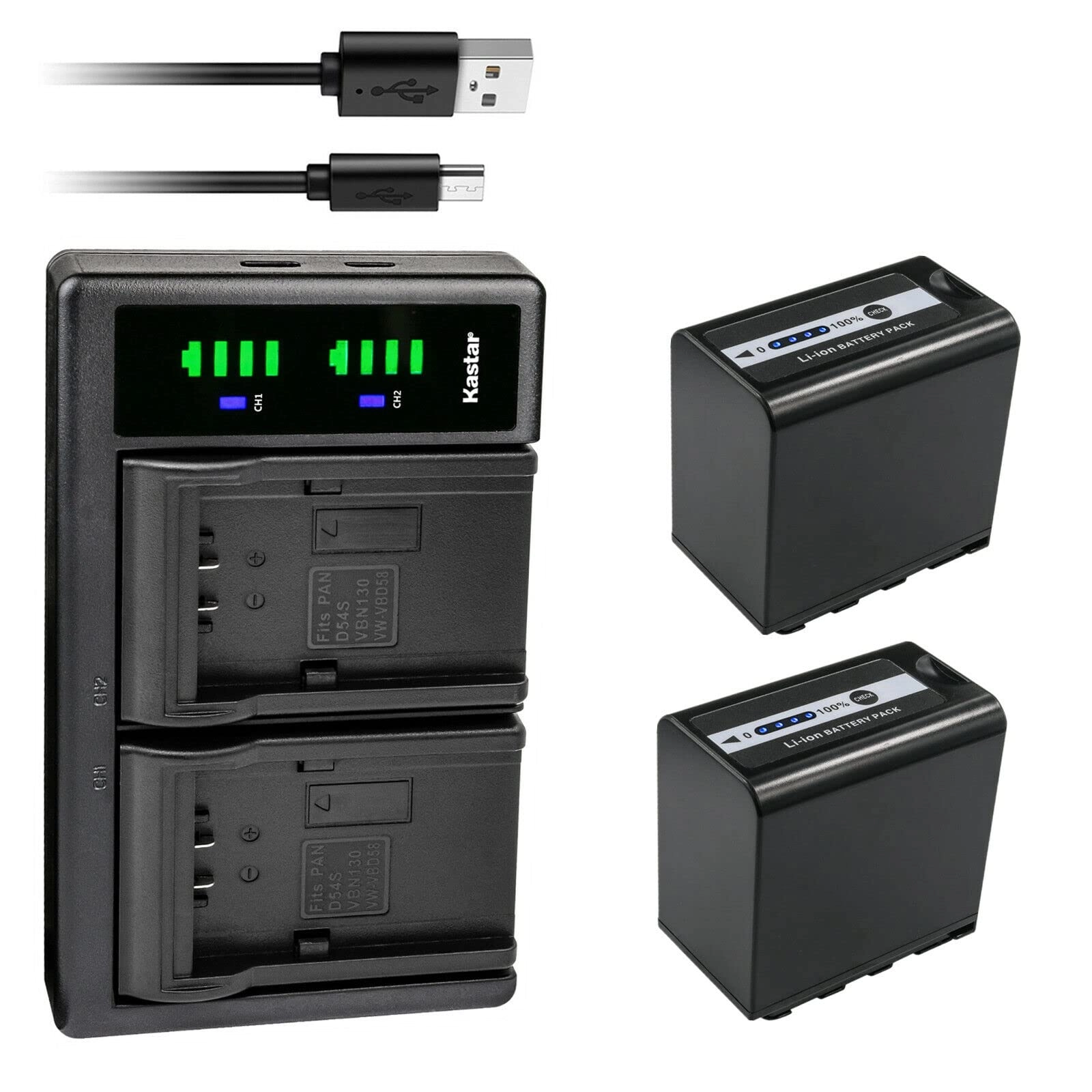 Kastar AG-VBR89G - 8850mAh + CH-LTD2-2B-VBR89-E