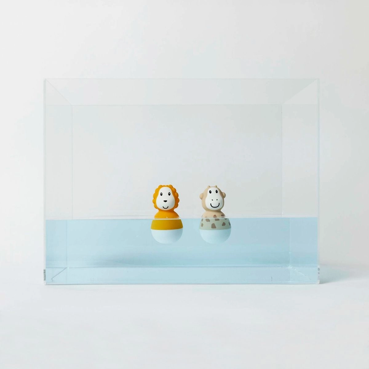 Bathtime Wobblers - 2 Lion & Giraffe