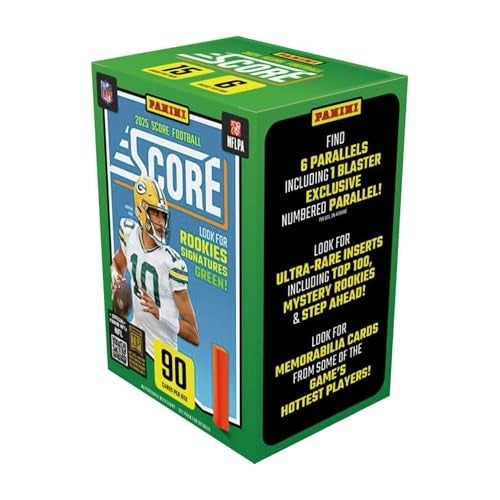 Panini Score NFL Football Blaster Box - 15 cards per pack 6 packs per Blaster Box
