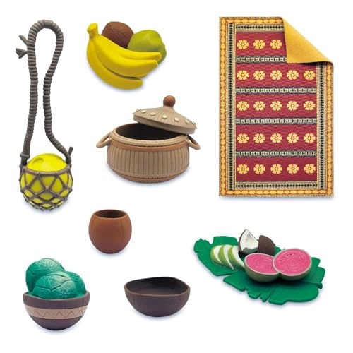 Moana Small Doll + Floating Boat + Friend Figures