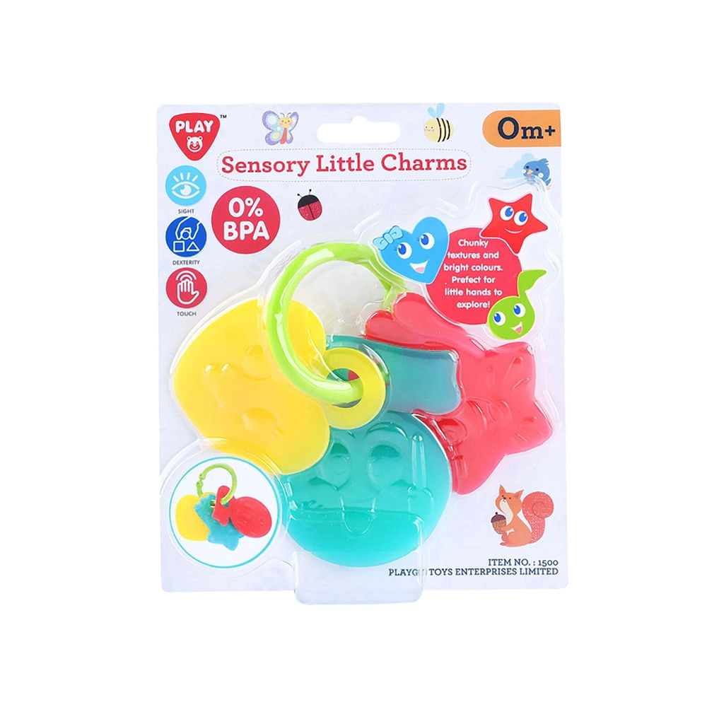 Playgo Sensory Little Charms - Suitable for 0 month and above 3 Pcs