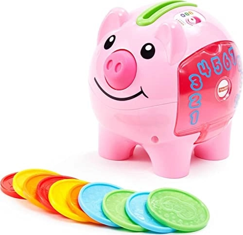 Fisher-Price Laugh & Learn Smart Stages Piggy Bank - 6 months+