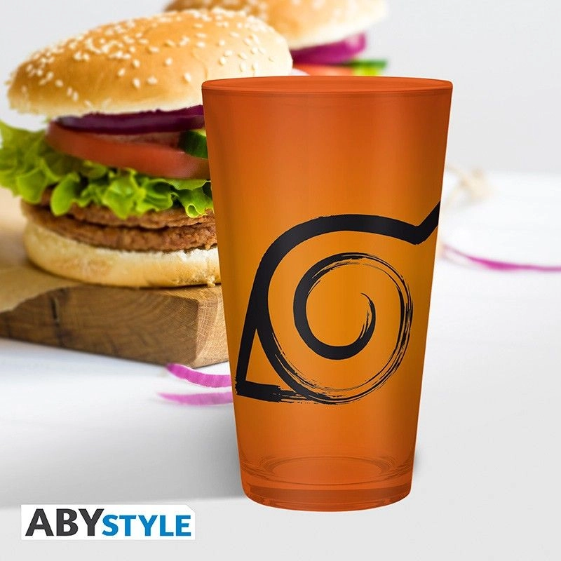 Naruto Shippuden Konoha & Seal Box Glass Tumbler - 2 pcs