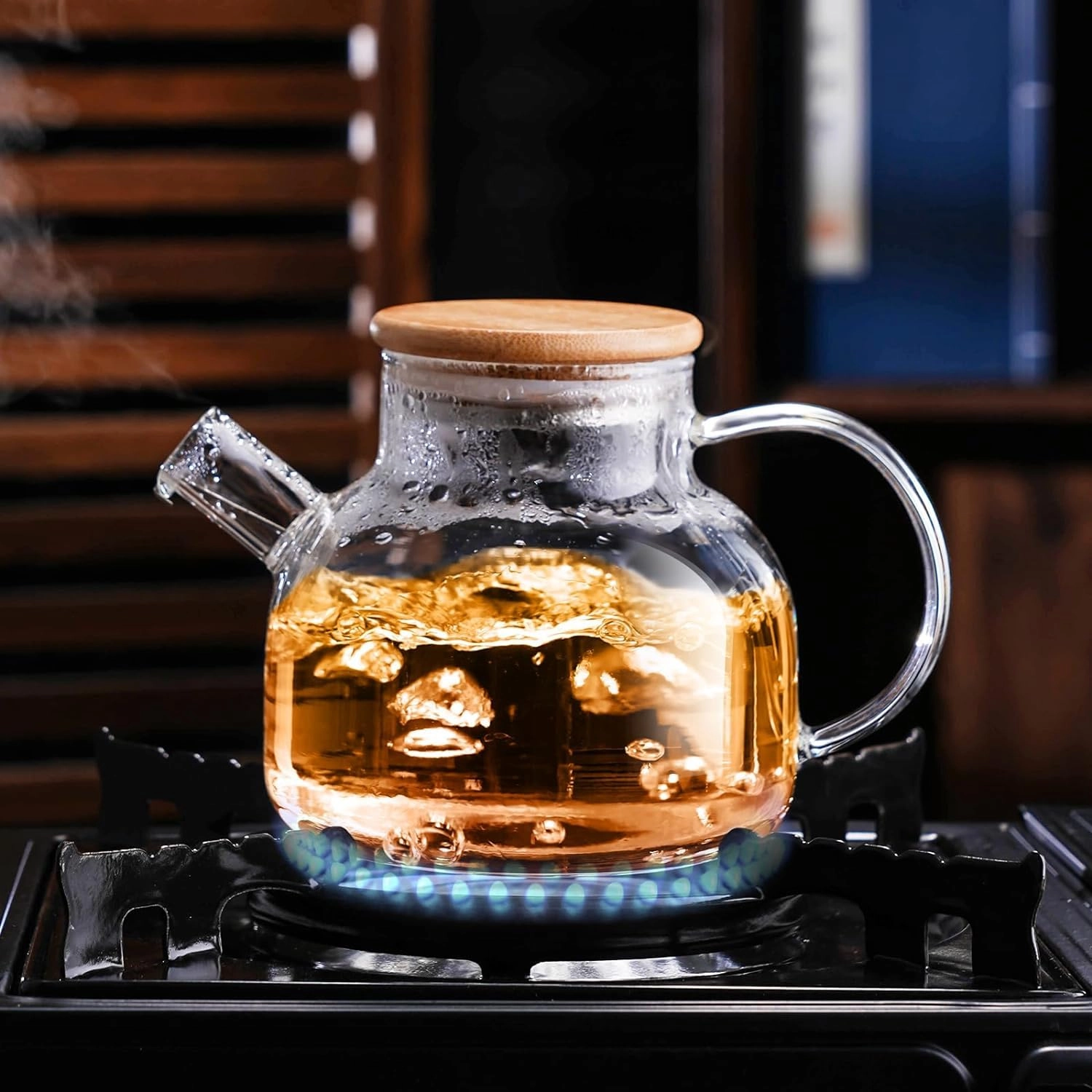 Ganraj Glass Teapot - Borosilicate Glass 1000 Milliliters