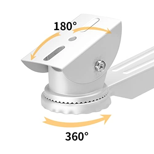 Corner Pole Mounting Bracket - 2 Adjustable Loops Ivory