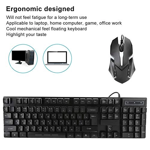 Keyboard + Mouse - RU/EN Wired