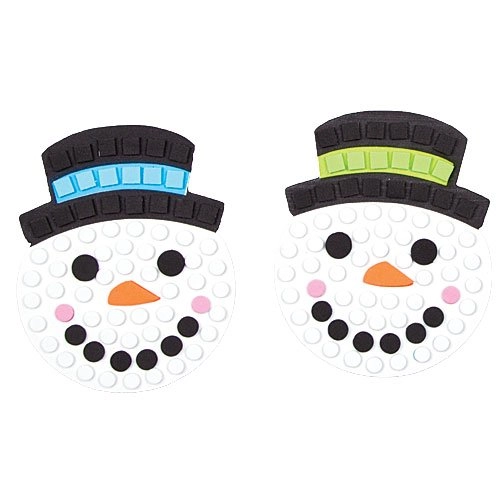 Snowman Mosaic Coaster Kits