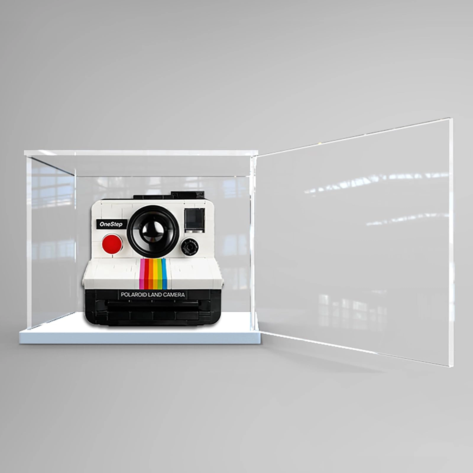 21345 Display Case - Acrylic Dustproof Black Base