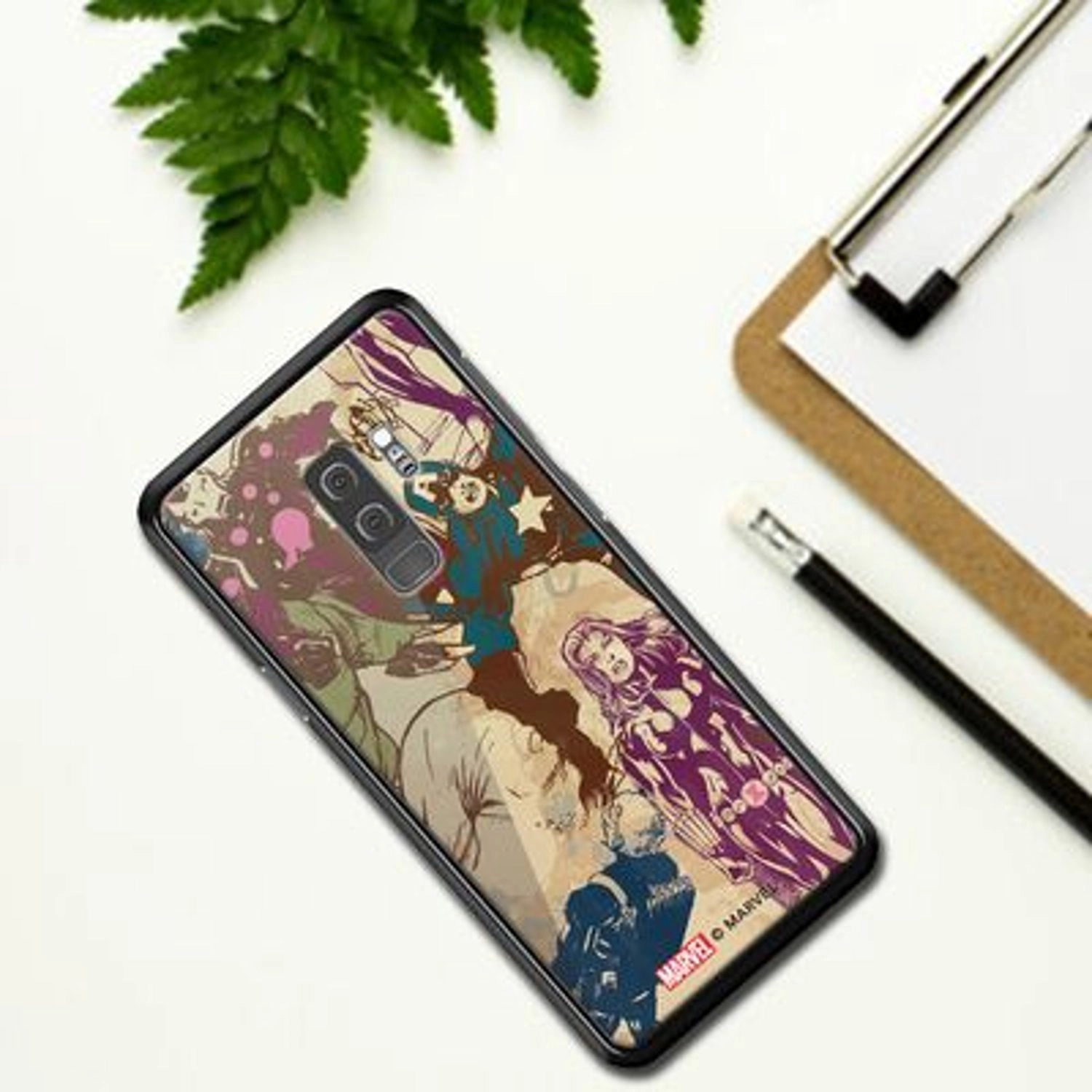 Earth's Mightiest Heroes Cover Back Case for Galaxy S9 Plus