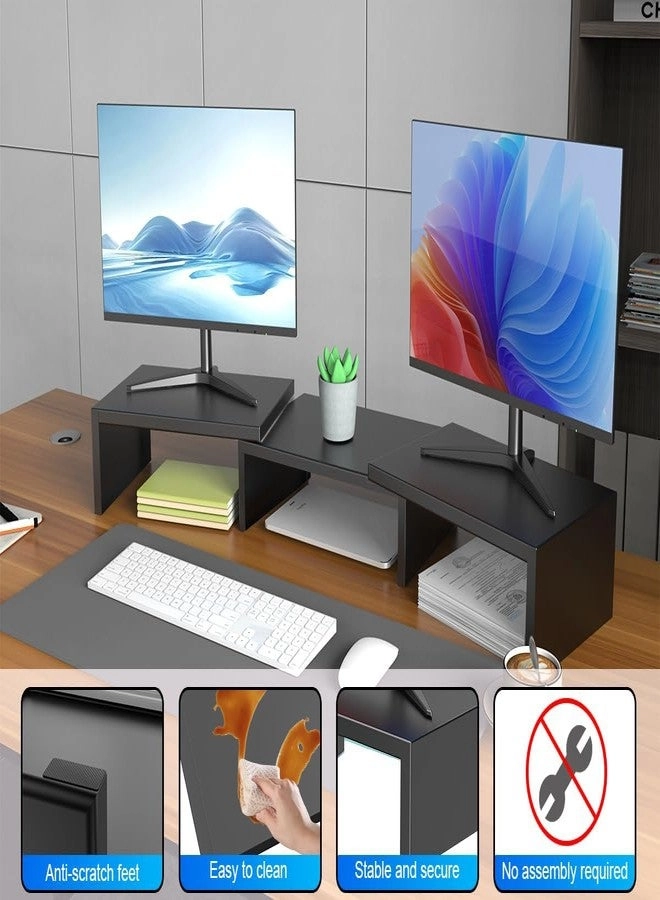 Dual Monitor Stand Riser