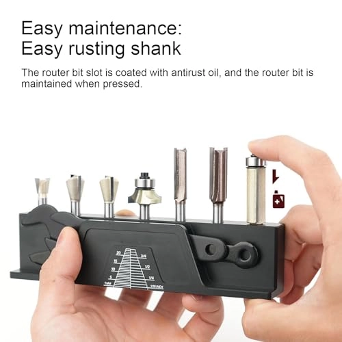 Router Bit Tray - 6.8mm 1/4in 1