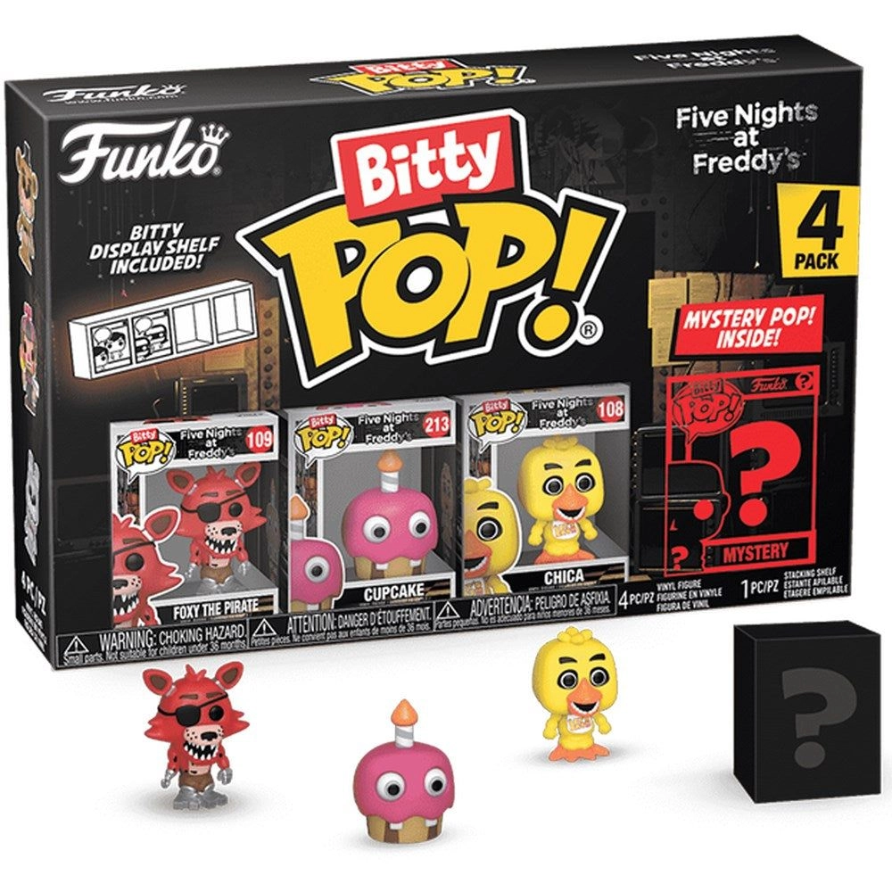 FUNKO TOYS Ballora + Funtime Foxy + Baby + Mystery - Five Nights At Freddy's