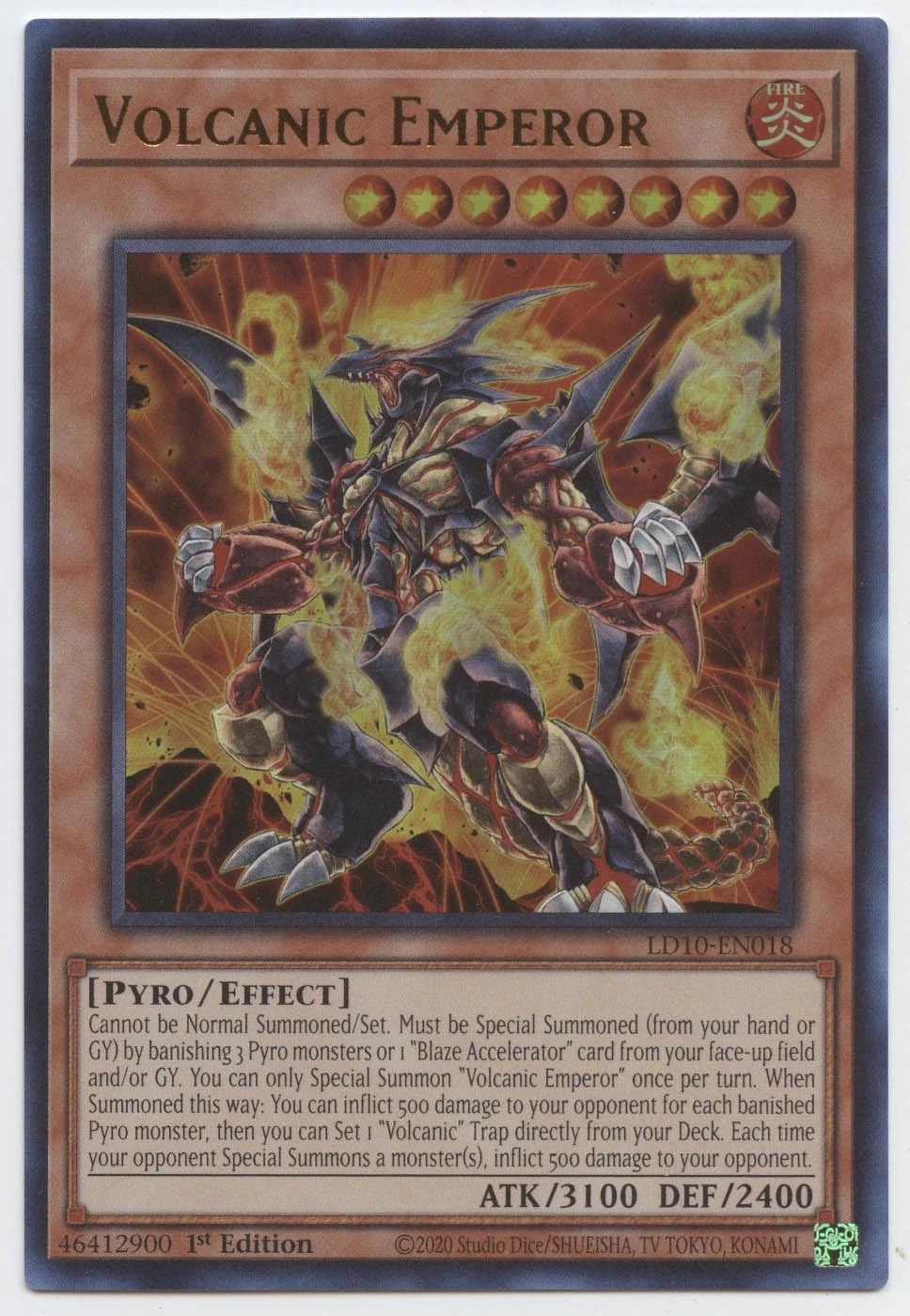 Yu-Gi-Oh! Anime Volcanic Emperor LD10-EN018