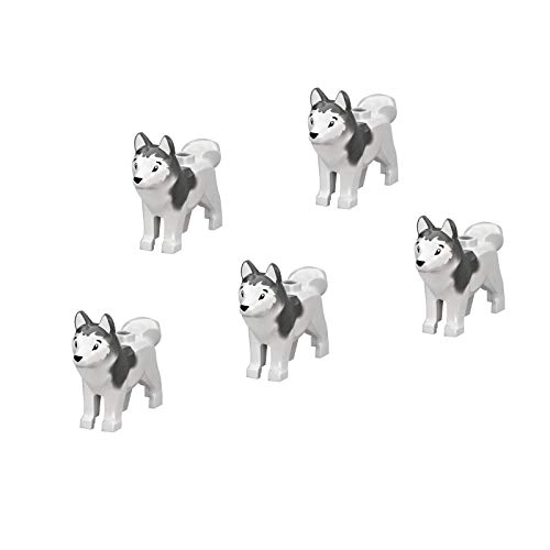 Minifigure - Arctic Siberian Husky (Husky5) 5 pcs
