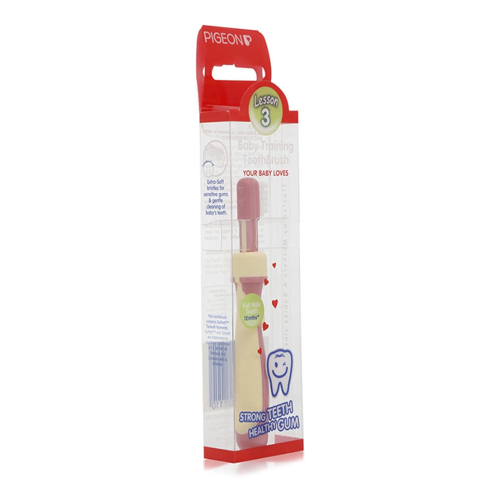 Pigeon Training Toothbrush L-3 11786 - 1+ Pink