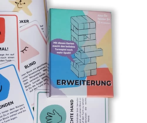 Wobble Tower Card Game - Spanish Kid 54 pieces