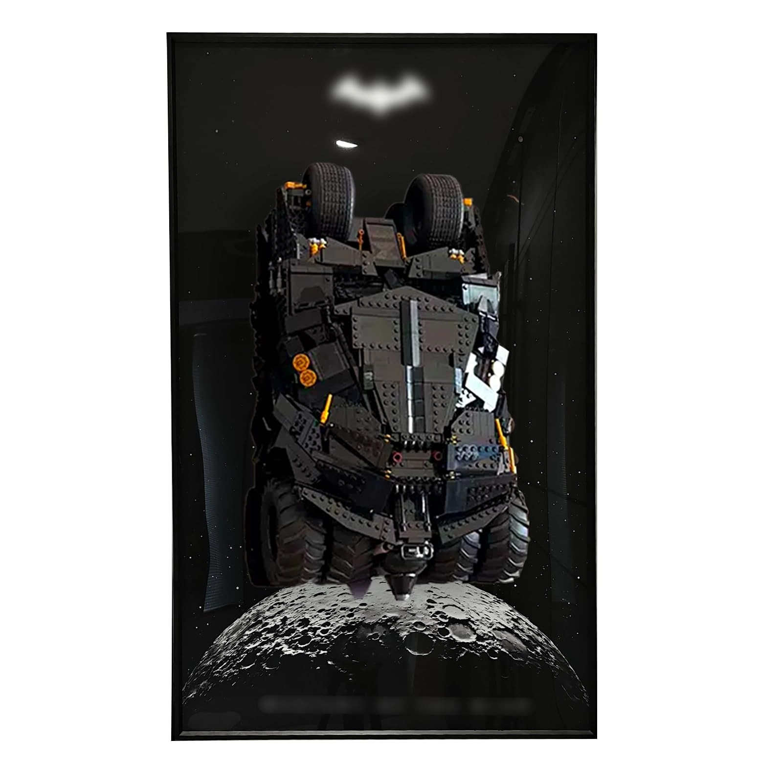 WETCEAOM DC Batman The Batmobile Tumbler 76240 Wall Frame