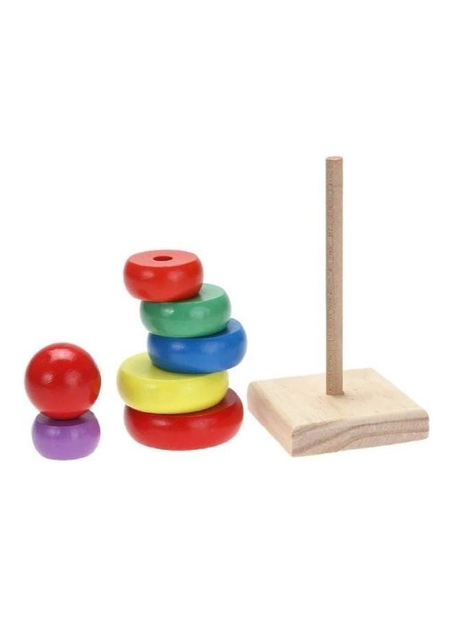Stacking Rainbow Tower - 4+ Years six pieces
