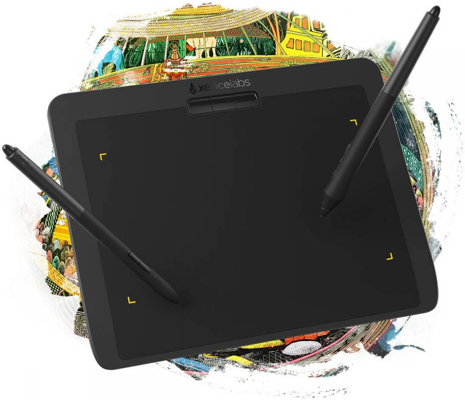 DIGITRONICS Pen Tablet Small - 6.93" Active Area Battery-Free Stylus