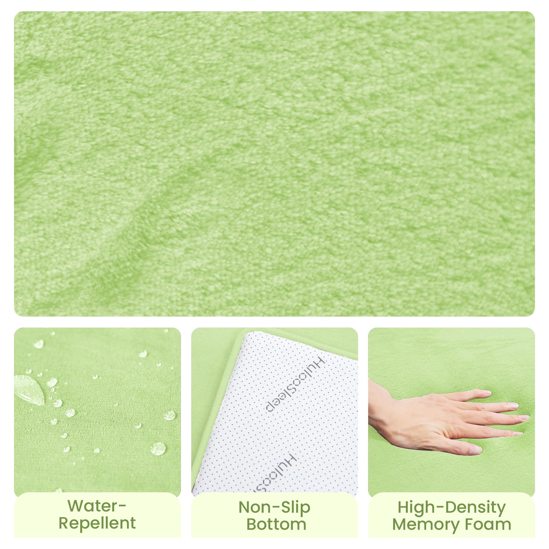 Baby Activity Play Mat - 79"x118" 1.3" Thick Cream