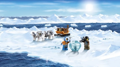 City Arctic Helicopter (60034) - with Dog Sled