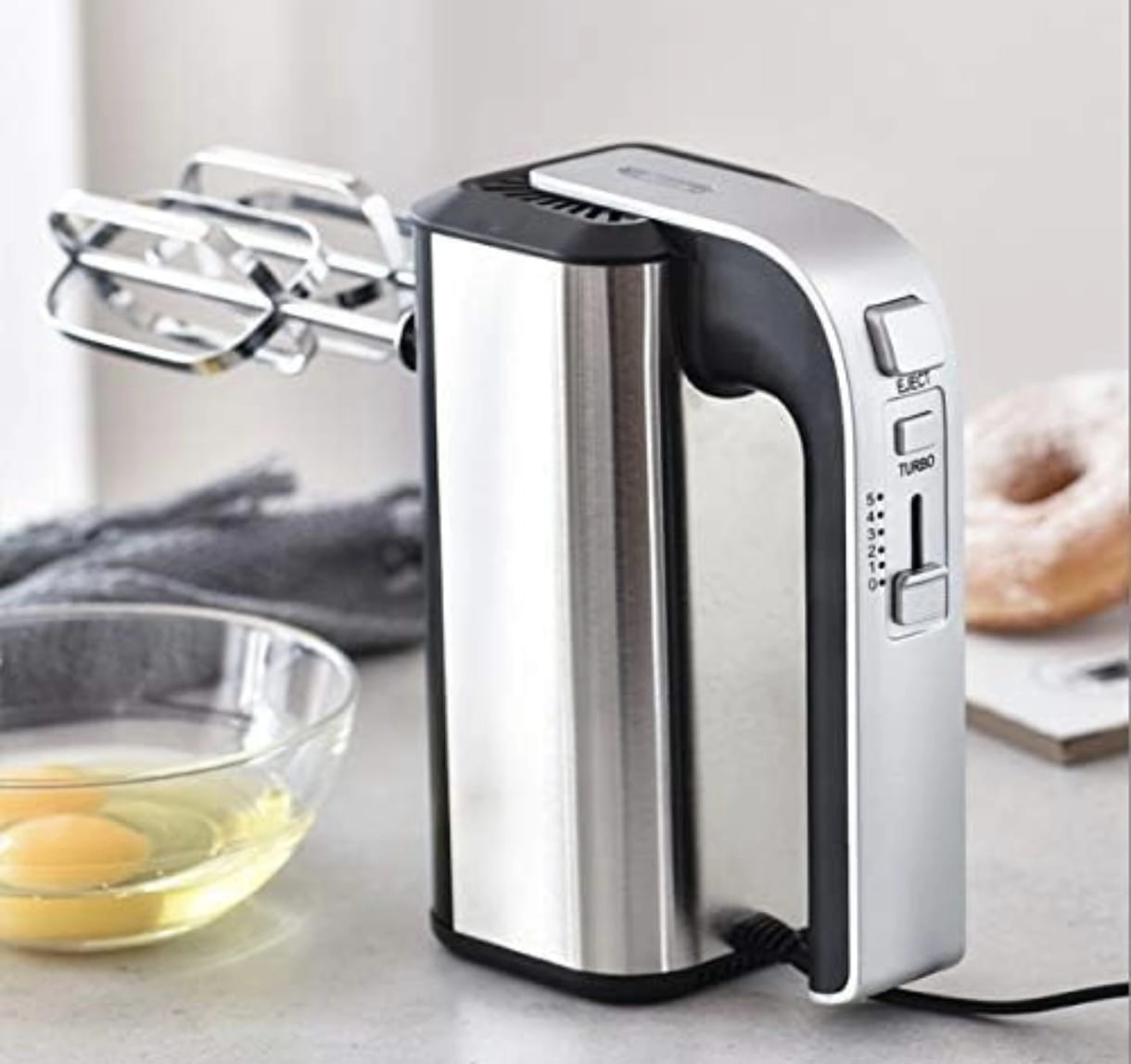 Electric Hand Mixer - 5 Speed Turbo Boost