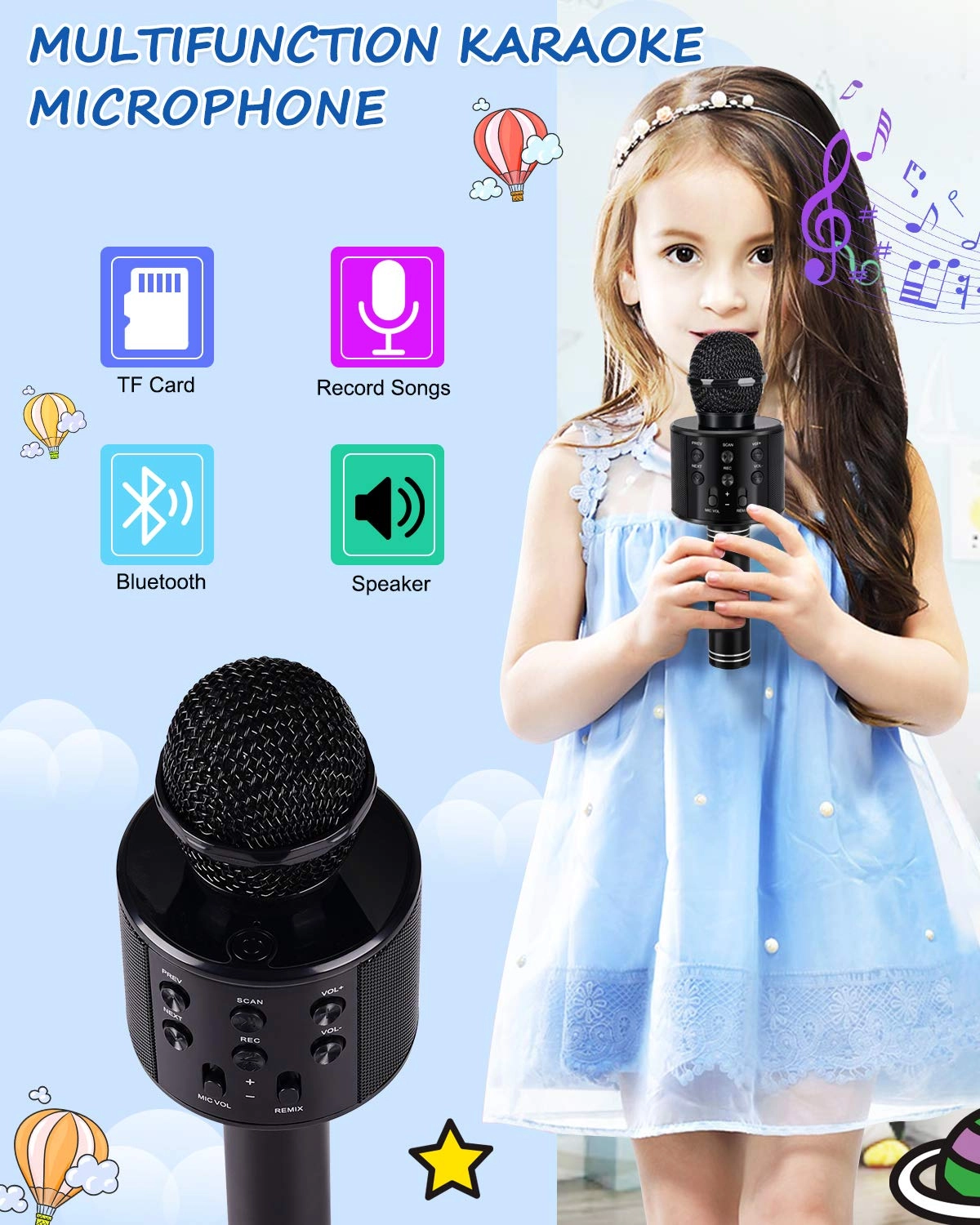 Dodosky Karaoke Microphone - 3 years-12 years