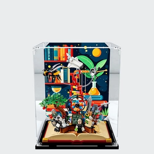 Acrylic Display Case - Le-go 21355 Knowledge is Power model