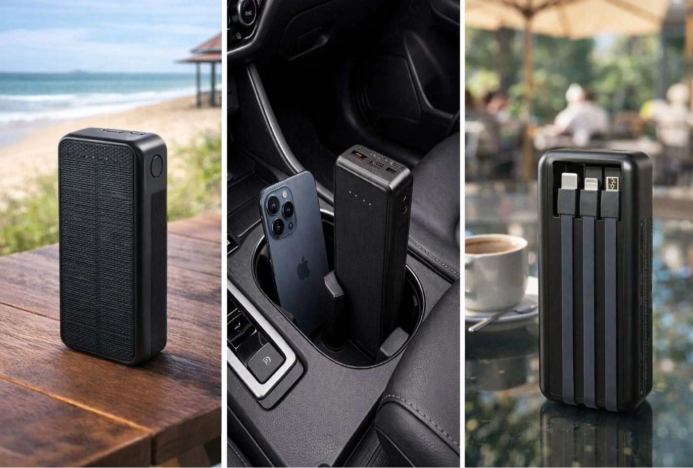 Solar Power Bank - 30000mAh 22.5W Fast Charging