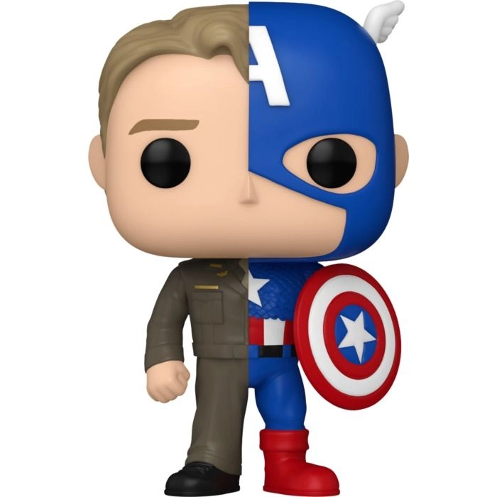 FUNKO Split Captain A + Steve R - Marvel
