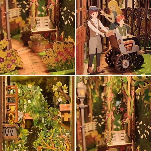 DIY Book Nook Kit - The Secret Garden 1/32